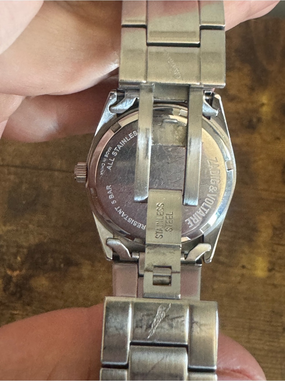 Zadig & Voltaire Stainless Steel With Blue and Grey Skull ZV1001 Unisex - Picture 4 of 7